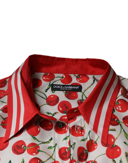 Шовкова повсякденна сорочка на гудзиках Dolce &amp; Gabbana