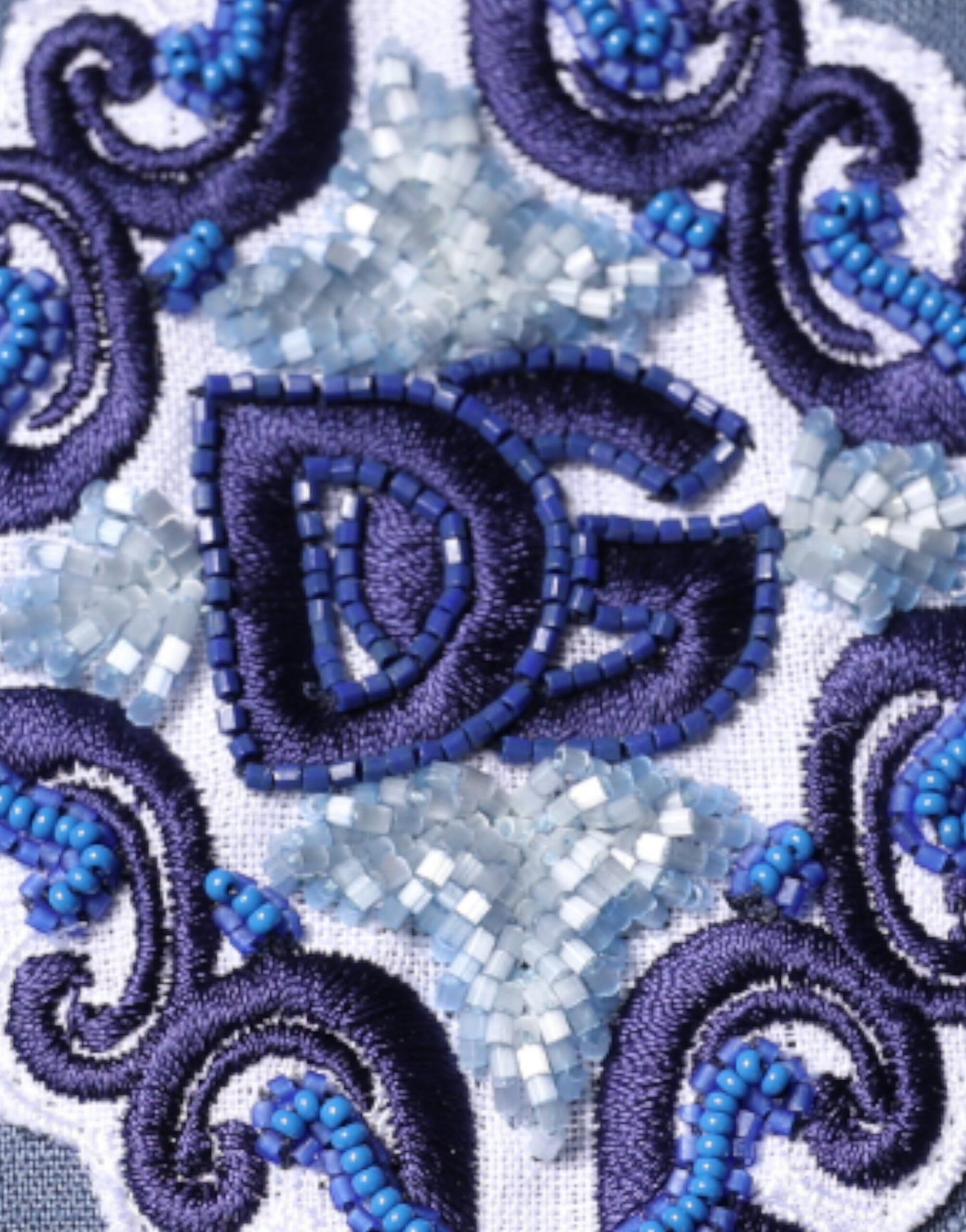 Повсякденна сорочка Dolce &amp; Gabbana з довгим рукавом і синім логотипом