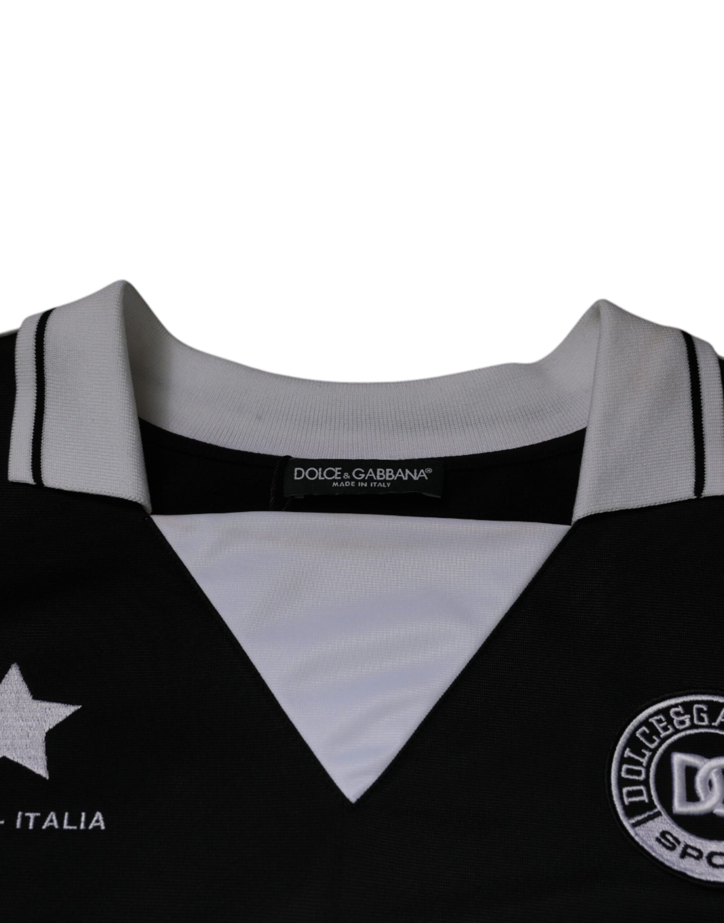 Футболка Dolce &amp; Gabbana Black White Sicilia з короткими рукавами