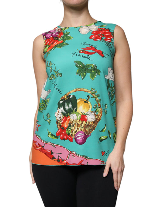 Безрукавка Dolce &amp; Gabbana Multicolor Vegetables