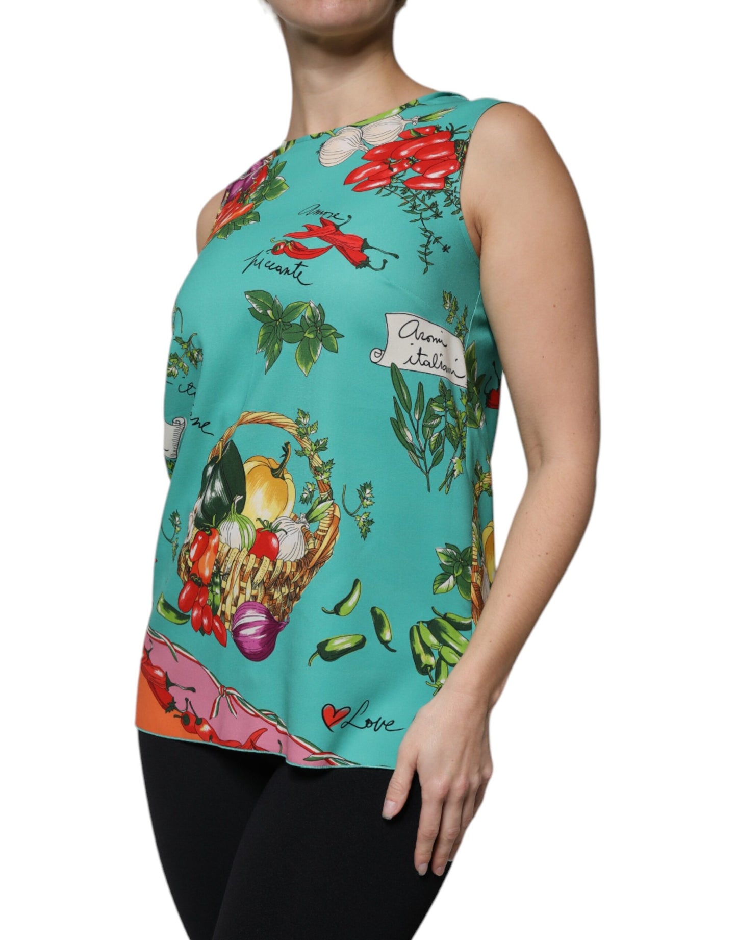 Безрукавка Dolce &amp; Gabbana Multicolor Vegetables