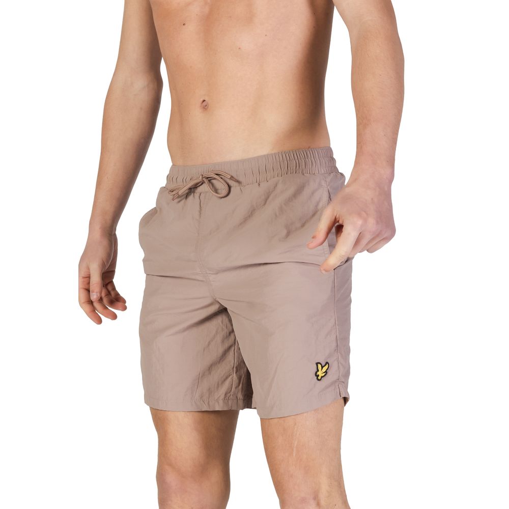 Сірий нейлоновий купальник Lyle &amp; Scott