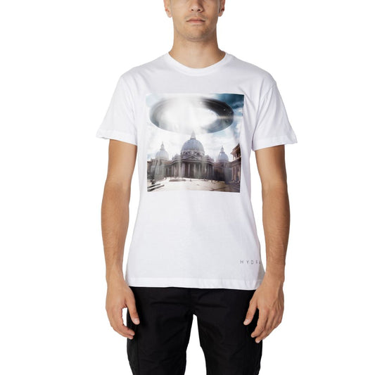 Біла бавовняна футболка Hydra Clothing