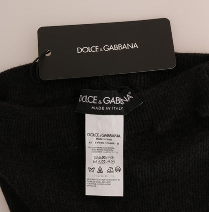 Елегантні сірі кашемірові штани з високою талією Dolce &amp; Gabbana