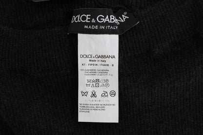 Елегантні сірі кашемірові штани з високою талією Dolce &amp; Gabbana