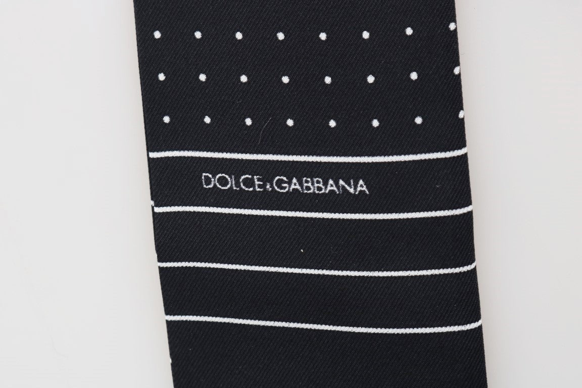 Елегантний шовковий чоловічий шарф Dolce &amp; Gabbana
