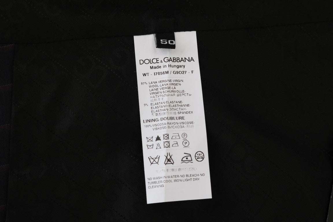 Елегантний жилет із суміші вовни в смужку Dolce &amp; Gabbana
