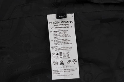 Елегантний сірий жилет у смужку Dolce &amp; Gabbana
