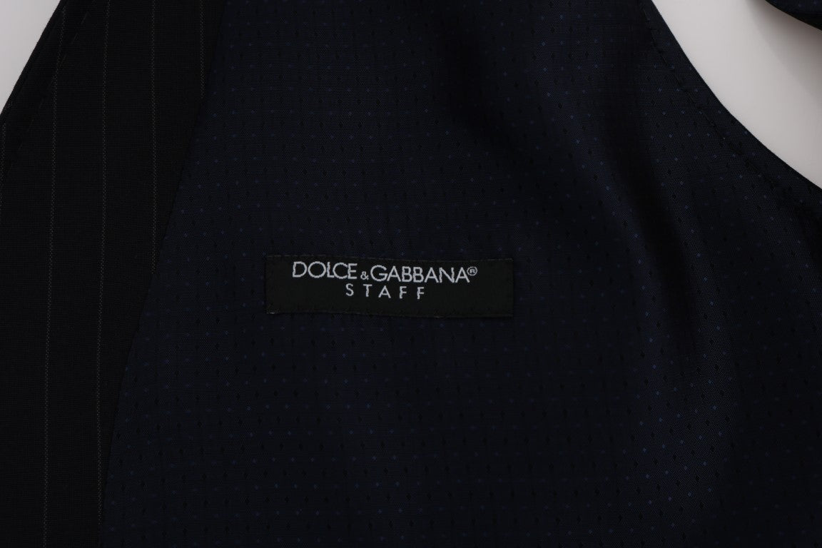 Елегантний жилет Dolce &amp; Gabbana в синю смужку