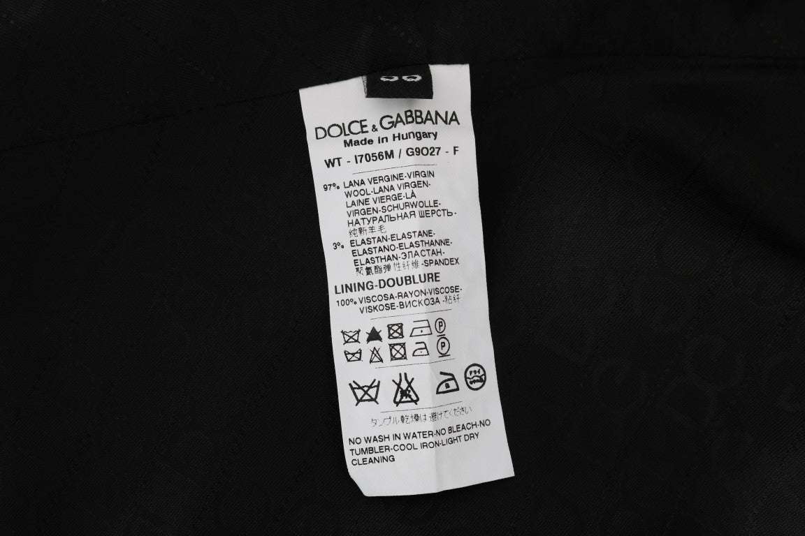 Елегантний жилет із суміші вовни в смужку Dolce &amp; Gabbana