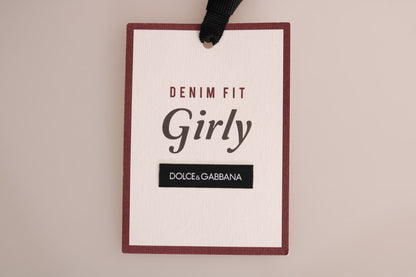 Приталені джинси Dolce &amp; Gabbana Chic у синю смужку