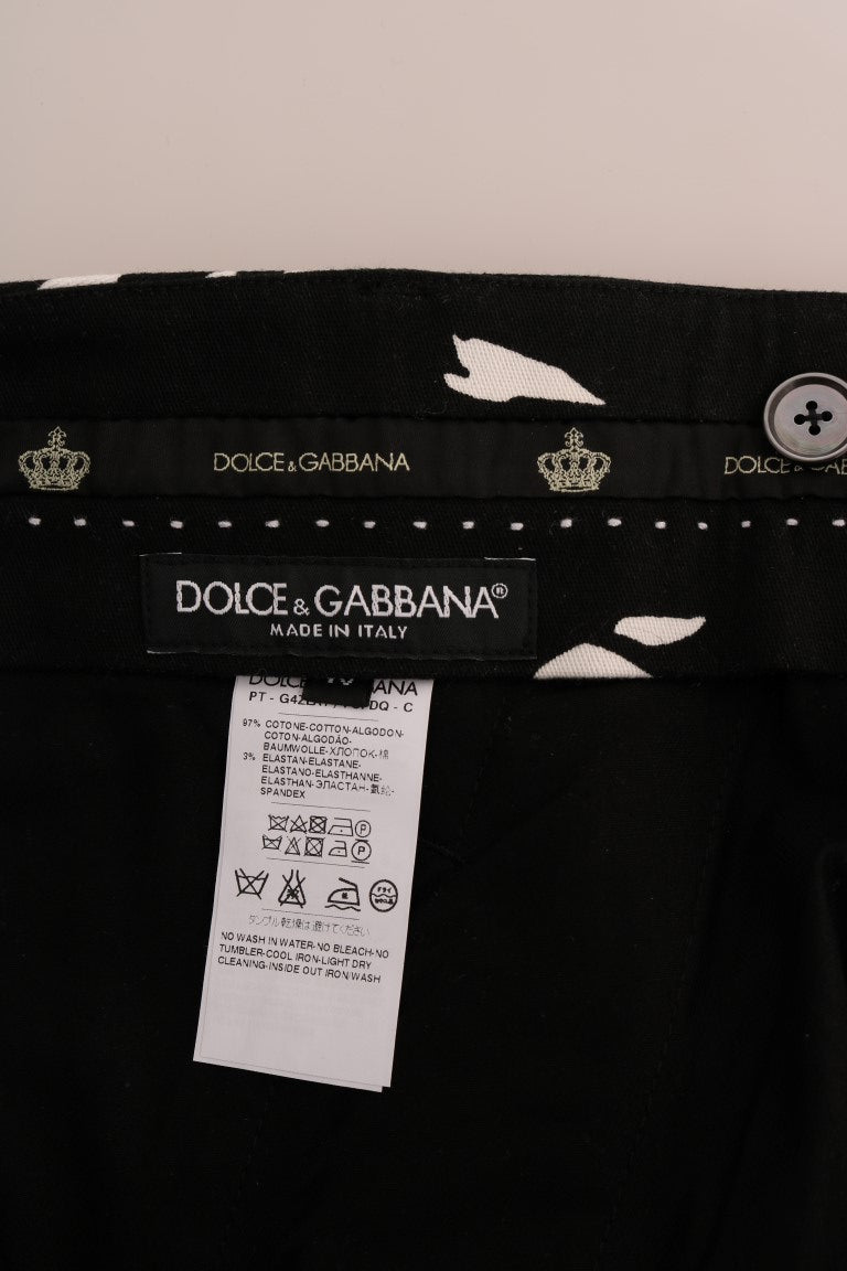 Елегантні штани Dolce &amp; Gabbana з принтом дерева
