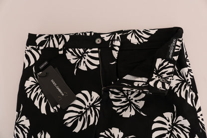 Штани Dolce &amp; Gabbana Slim Fit з принтом до щиколотки