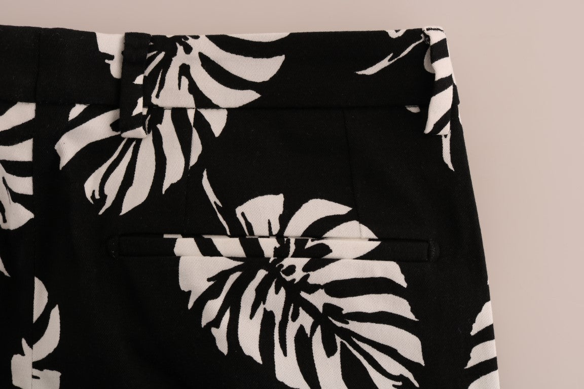 Штани Dolce &amp; Gabbana Slim Fit з принтом до щиколотки