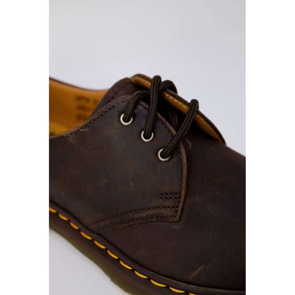 Коричневий шкіряний повсякденний одяг Dr. Martens