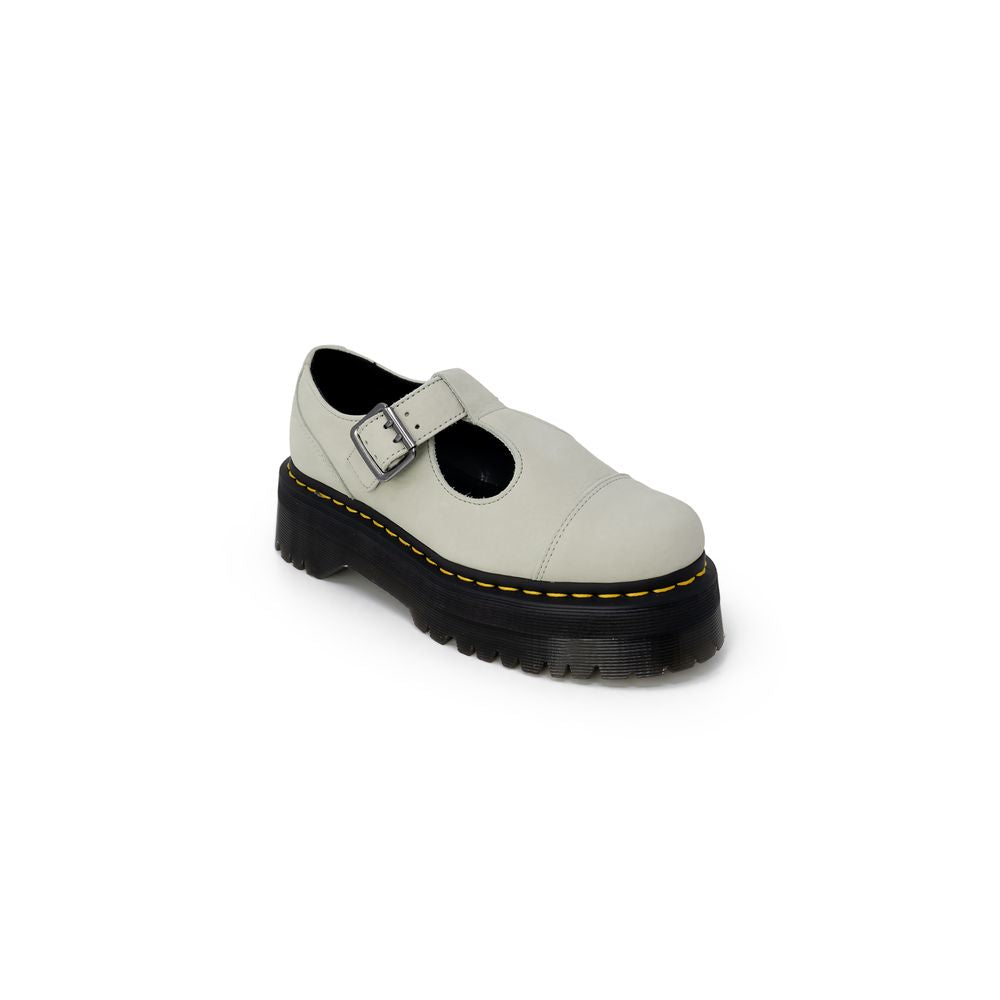 Зелені замшеві туфлі на плоскій підошві Dr. Martens