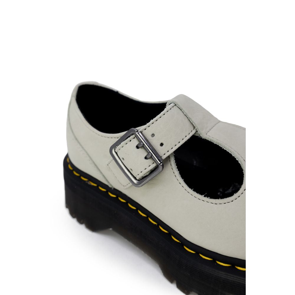 Зелені замшеві туфлі на плоскій підошві Dr. Martens