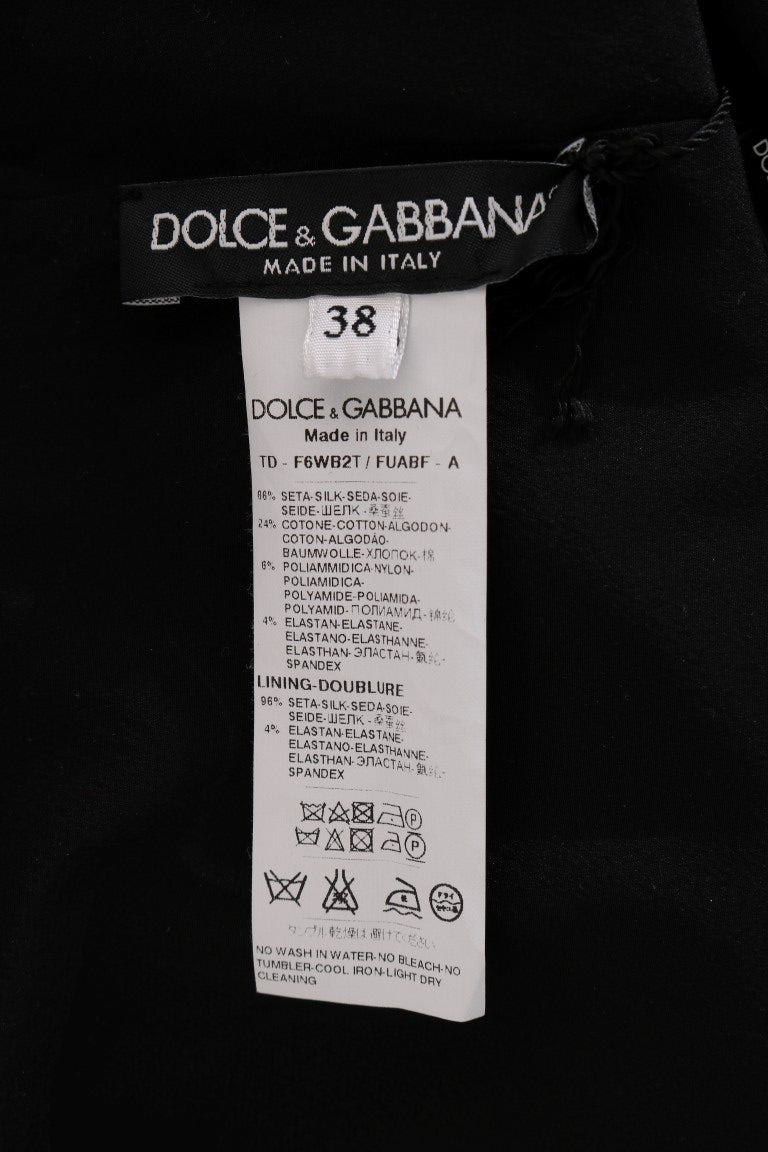 Елегантна шовкова сукня-кафтан з квітковим мереживом Dolce &amp; Gabbana