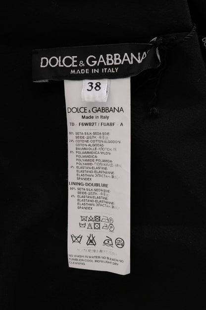 Елегантна шовкова сукня-кафтан з квітковим мереживом Dolce &amp; Gabbana
