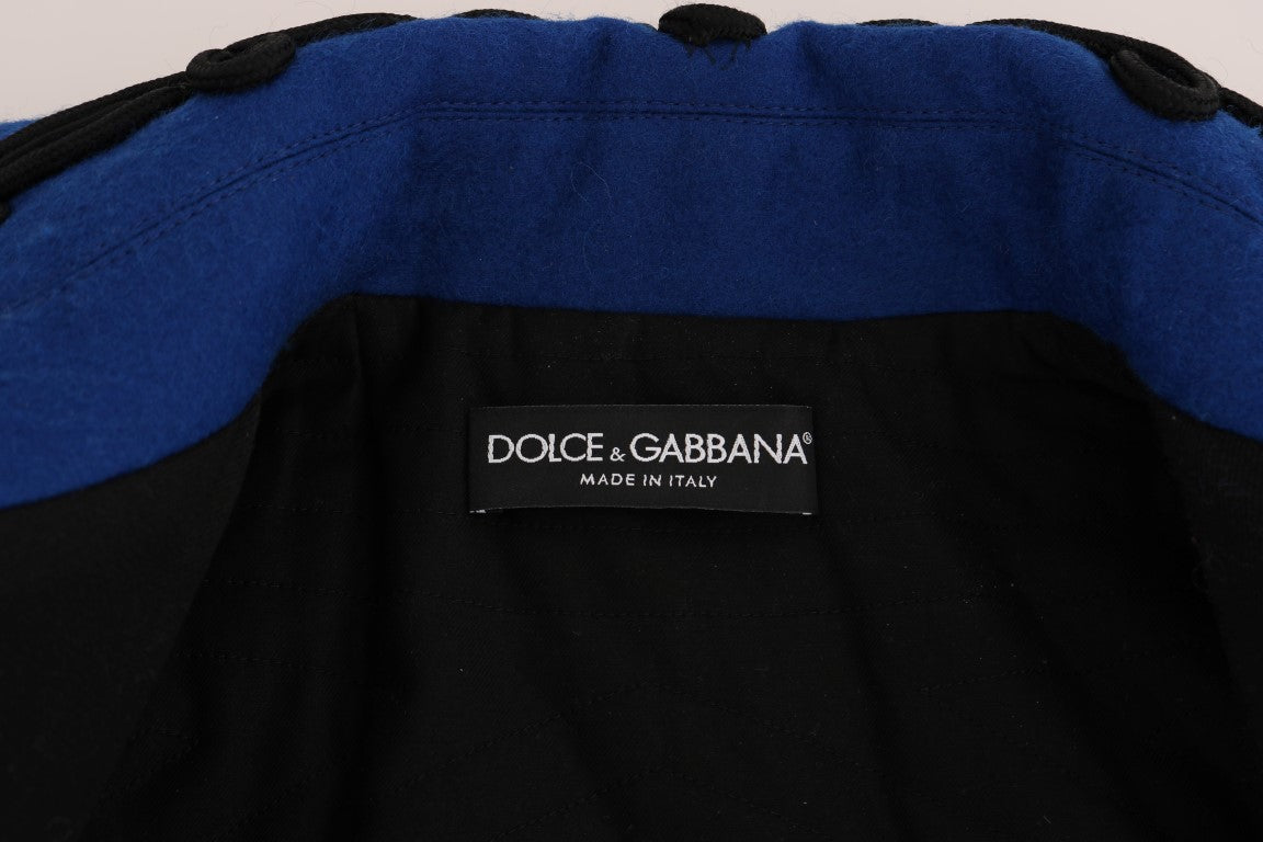 Чорно-синій короткий тренч Dolce &amp; Gabbana Chic