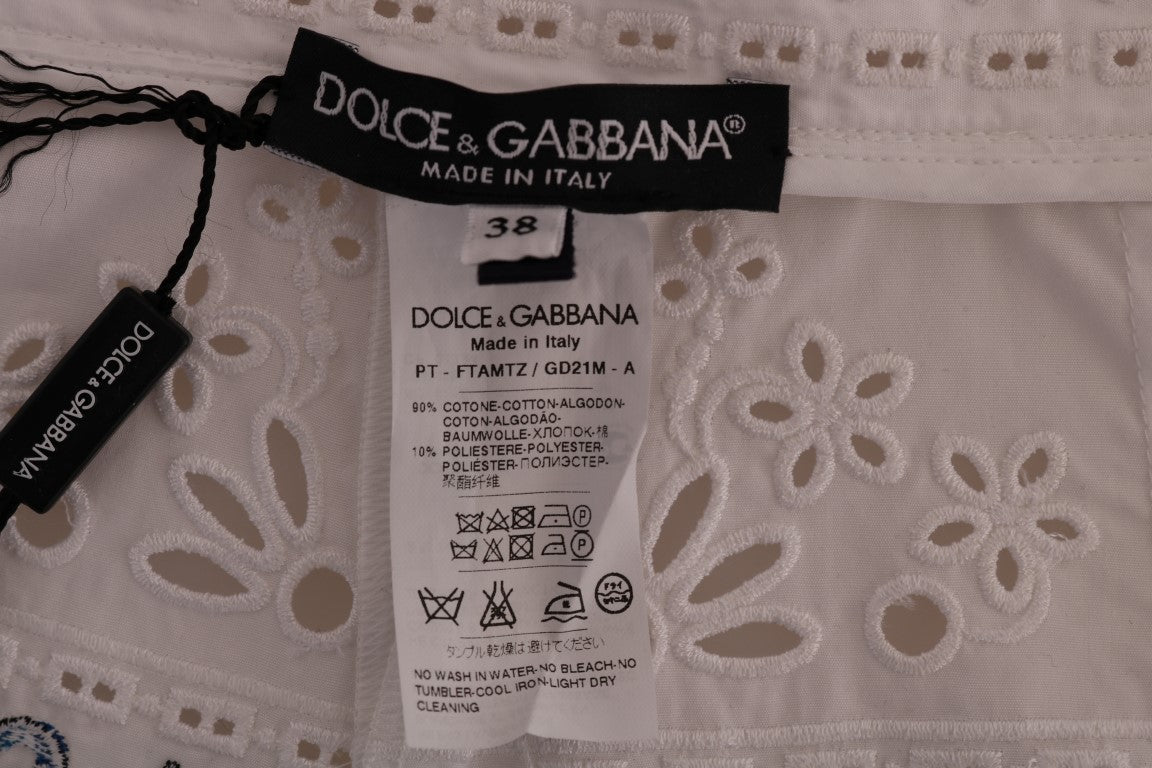 Елегантність капрі з вишивкою майоліка Dolce &amp; Gabbana