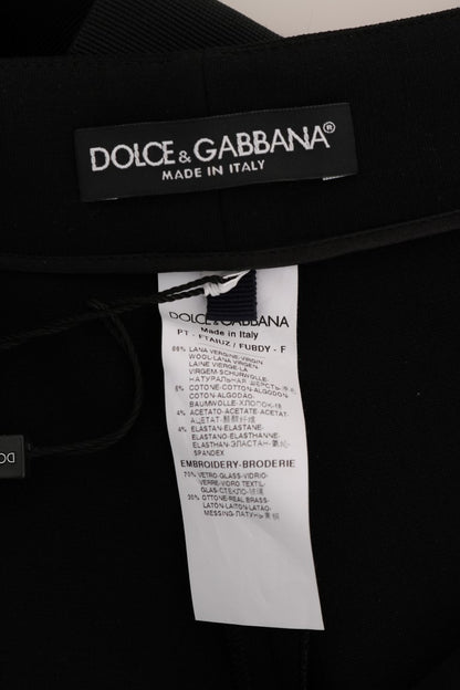 Елегантні штани Dolce &amp; Gabbana із високою талією та золотими деталями