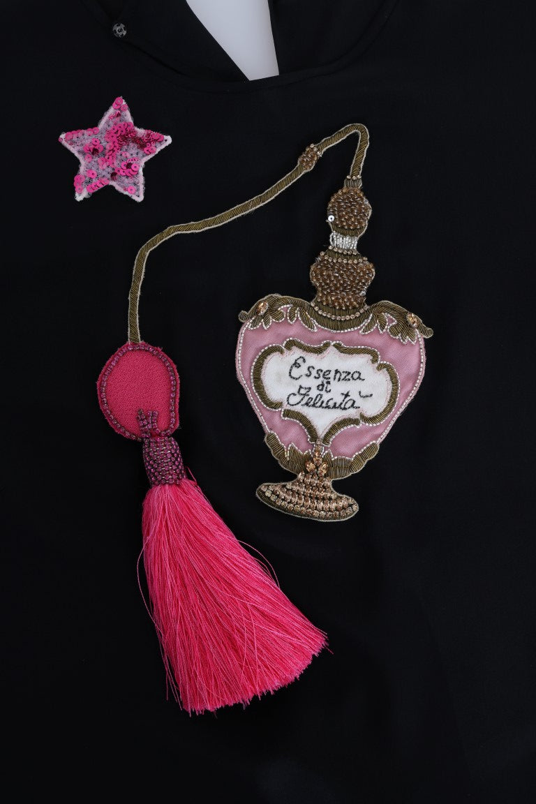 Вишита шовкова блуза Dolce &amp; Gabbana Fairyle