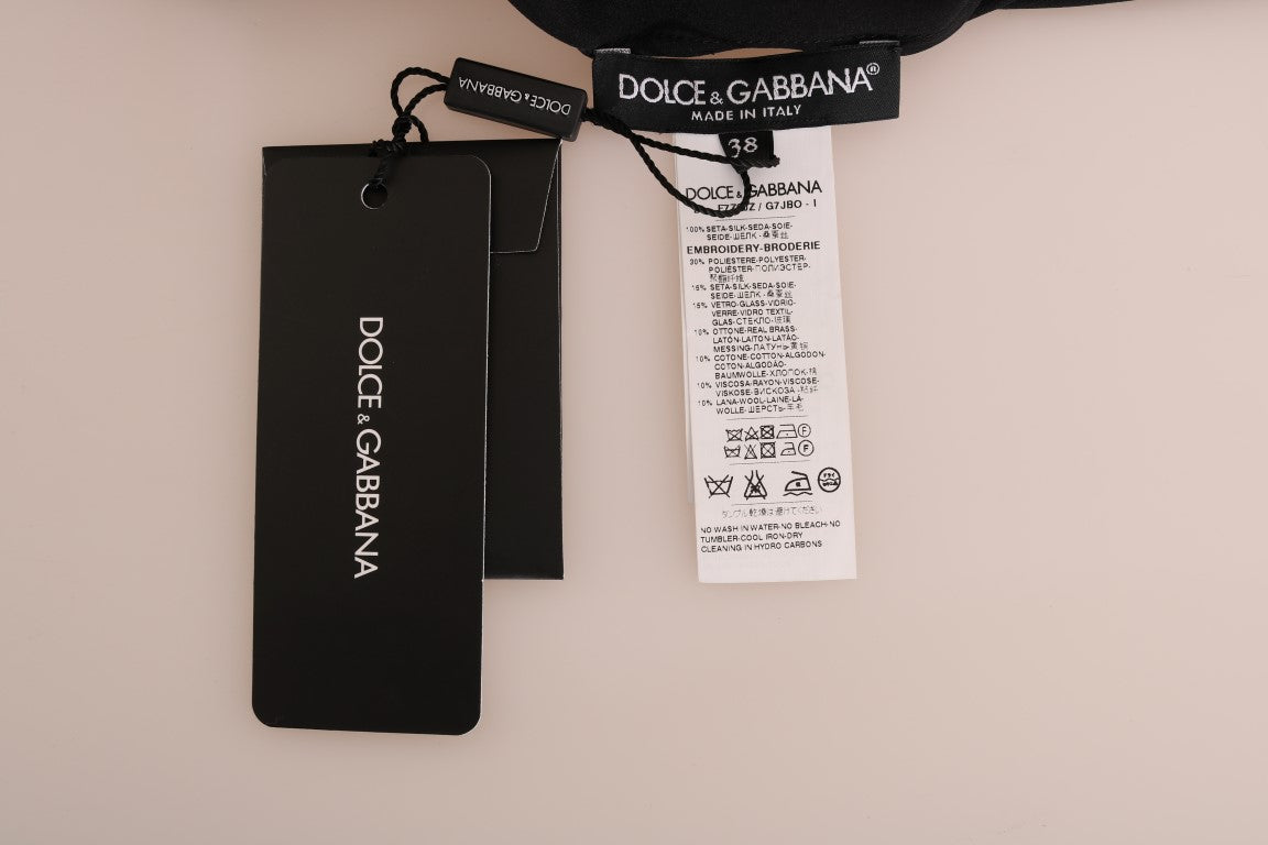 Вишита шовкова блуза Dolce &amp; Gabbana Fairyle