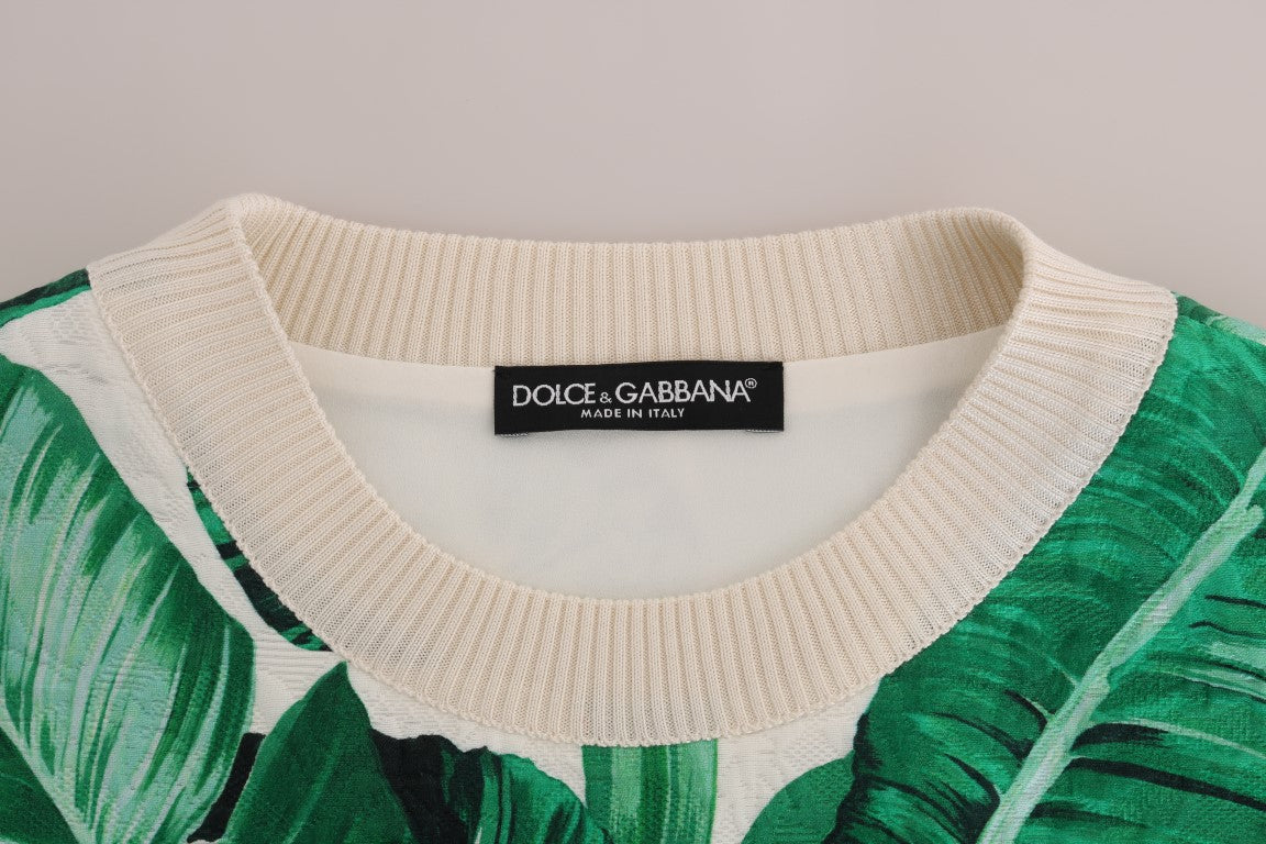 Тропічний светр із паєтками Dolce &amp; Gabbana - серія Lush Greenery