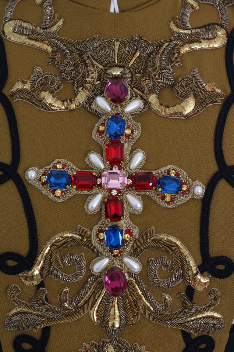 Жилет Dolce &amp; Gabbana Runway Embellished Crystal Cross