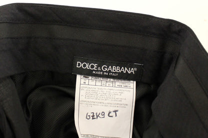 Елегантні плісировані чорні вовняні штани Dolce &amp; Gabbana