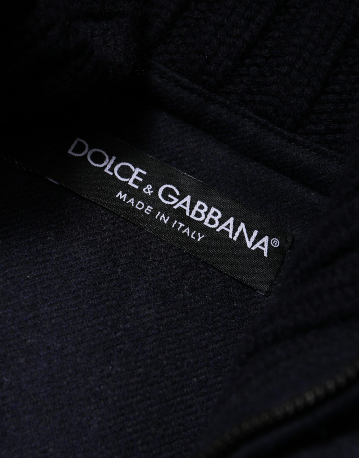 Чорна нейлонова чоловіча куртка-пуховик Dolce &amp; Gabbana з капюшоном