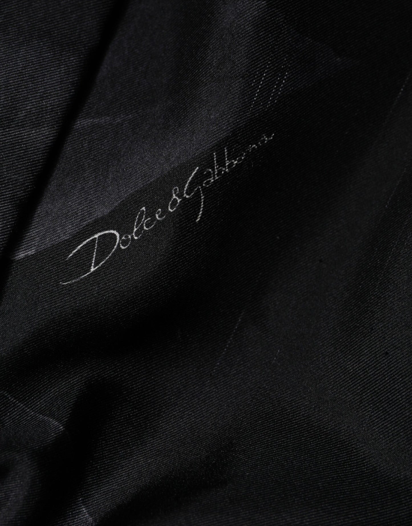 Чорний шовковий чоловічий светр із квітковим принтом Dolce &amp; Gabbana на повній блискавці