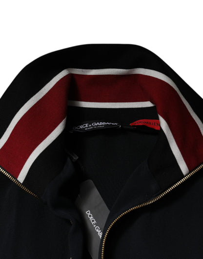 Світшот Dolce &amp; Gabbana Black DG King на повній блискавці