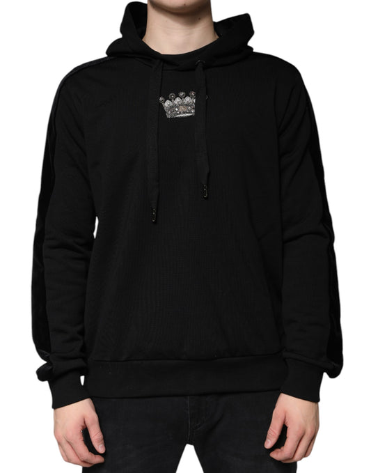 Бавовняна толстовка з капюшоном Dolce &amp; Gabbana Black Crown
