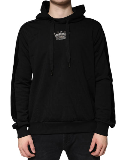 Бавовняна толстовка з капюшоном Dolce &amp; Gabbana Black Crown