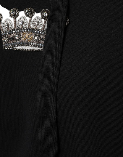 Бавовняна толстовка з капюшоном Dolce &amp; Gabbana Black Crown