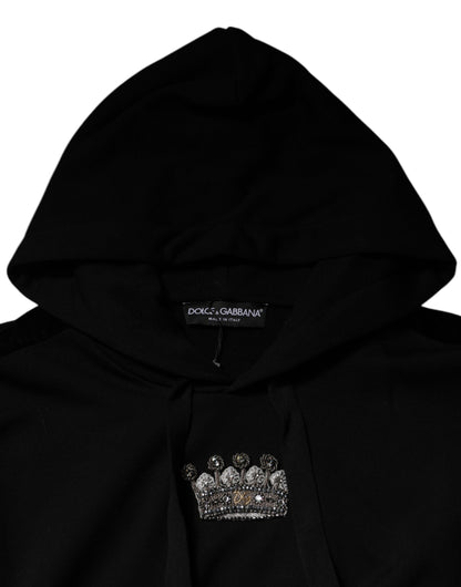 Бавовняна толстовка з капюшоном Dolce &amp; Gabbana Black Crown