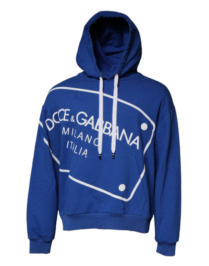Світшот з капюшоном і синім логотипом Dolce &amp; Gabbana