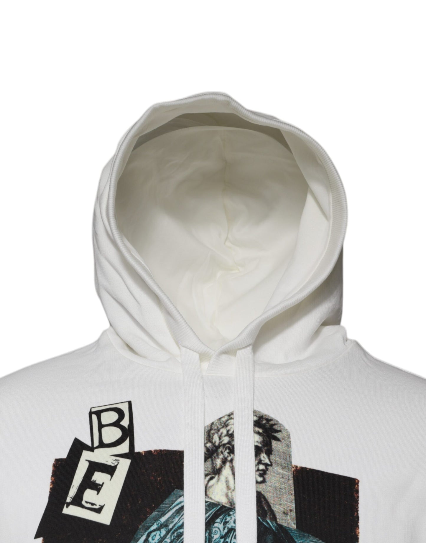 Бавовняний пуловер з капюшоном Dolce &amp; Gabbana White Caesar