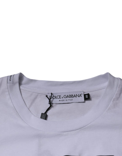 Бавовняна футболка з круглим вирізом із логотипом Dolce &amp; Gabbana