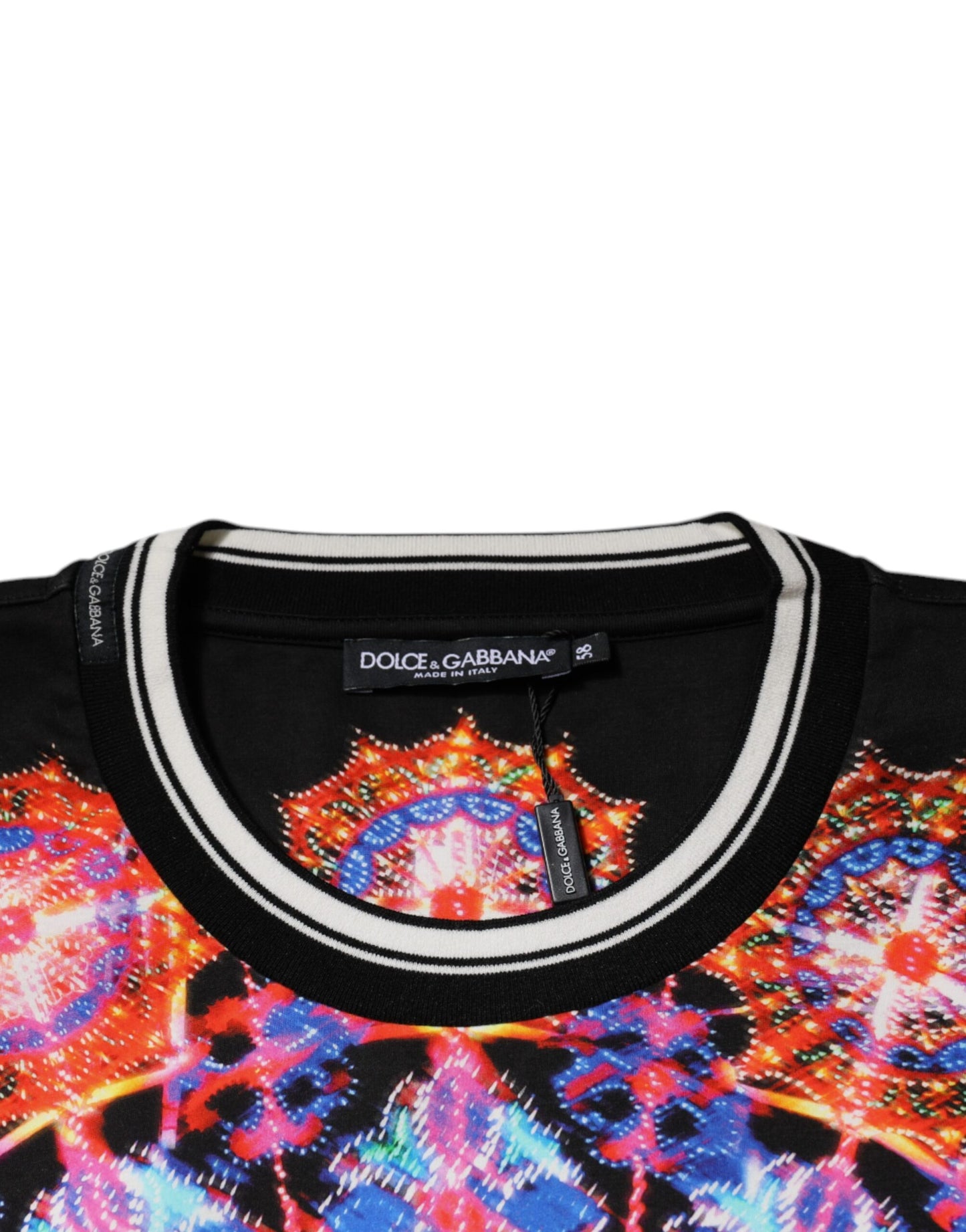 Чоловіча футболка Dolce &amp; Gabbana Multicolor Kaleidoscope з короткими рукавами