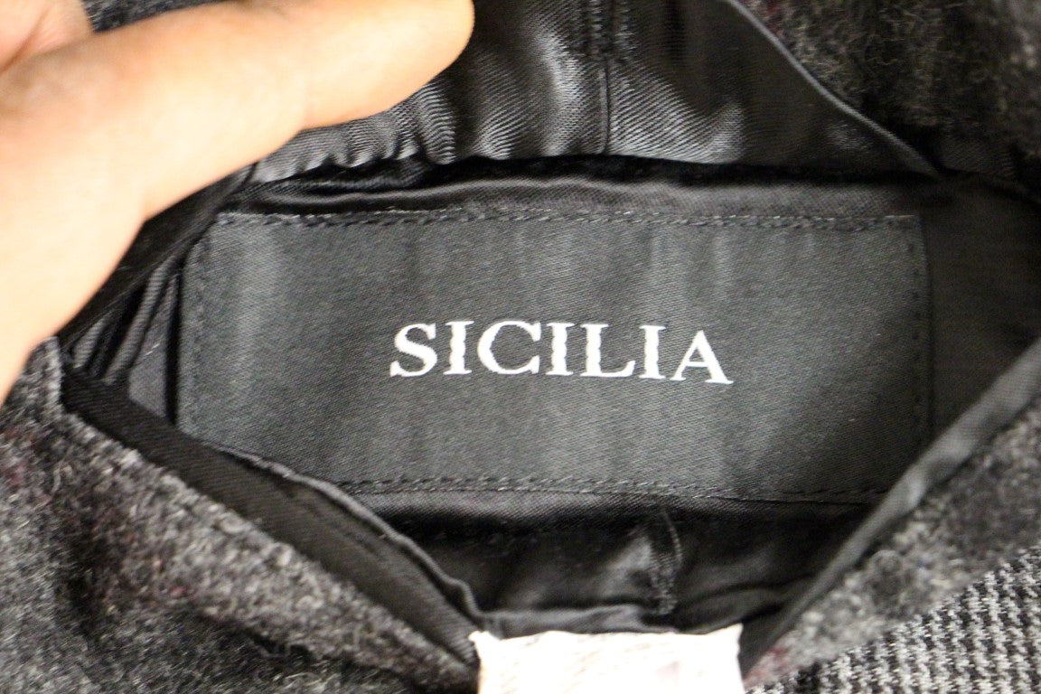 Пальто Dolce &amp; Gabbana Sicilia із суміші вовни в клітку
