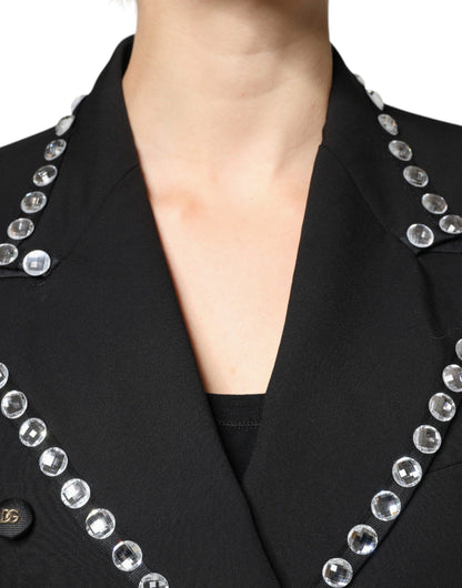 Двобортний піджак Dolce &amp; Gabbana Black Crystal