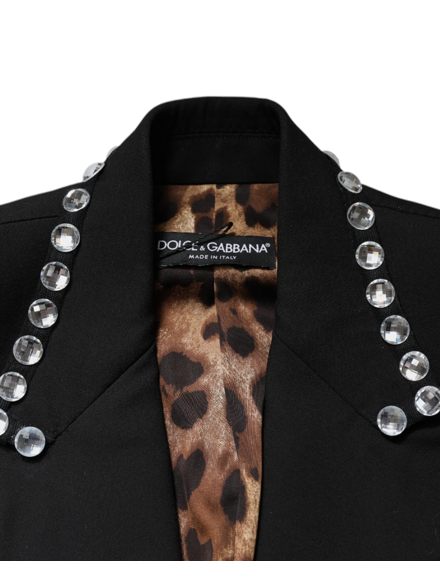 Двобортний піджак Dolce &amp; Gabbana Black Crystal