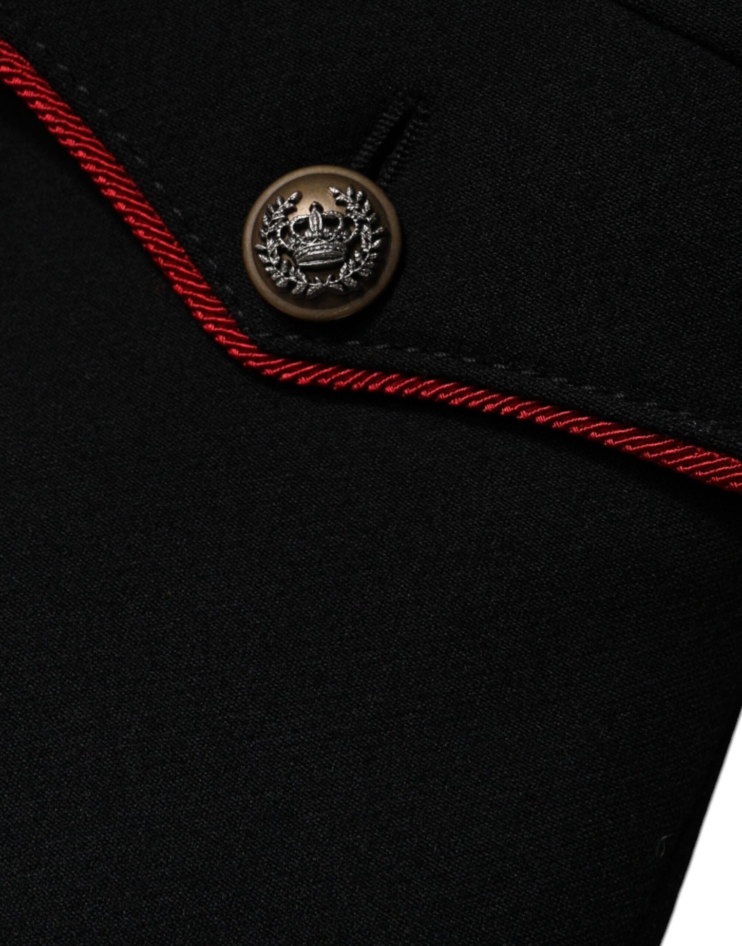 Чорний однобортний плащ Dolce &amp; Gabbana