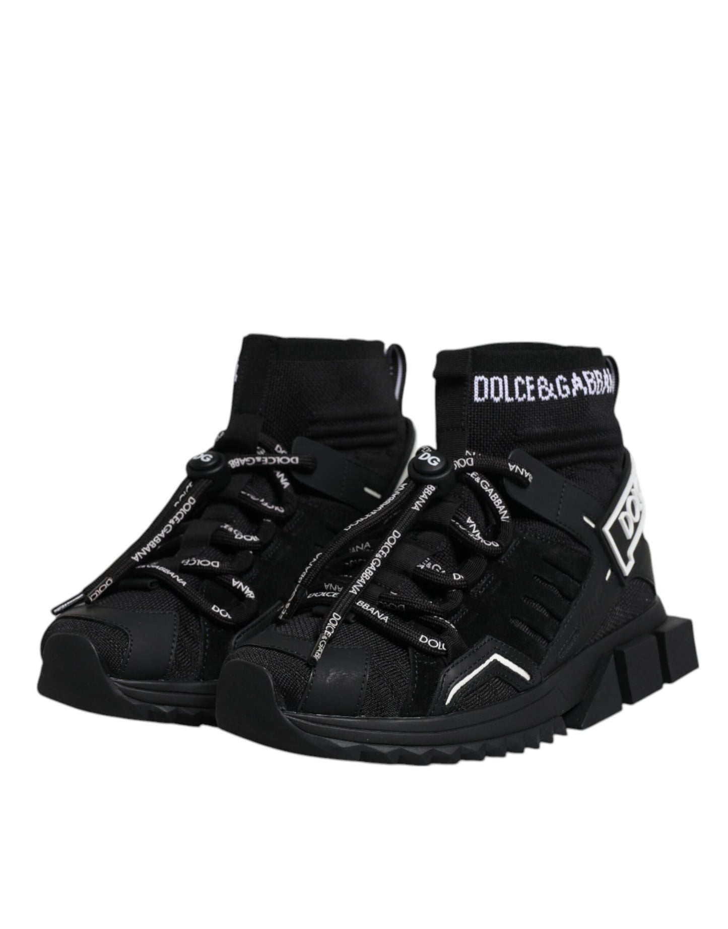 Кросівки з логотипом Dolce &amp; Gabbana Black Sorrento Socks
