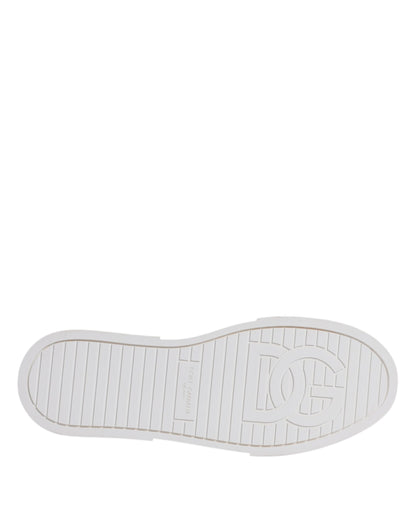 Низькі кросівки Dolce &amp; Gabbana Blue White Canvas Logo