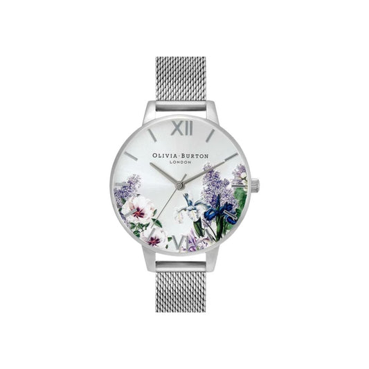 Срібний сталевий годинник Olivia Burton
