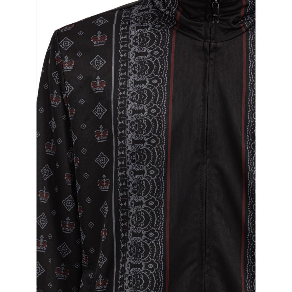 Чорний поліестеровий светр Dolce &amp; Gabbana